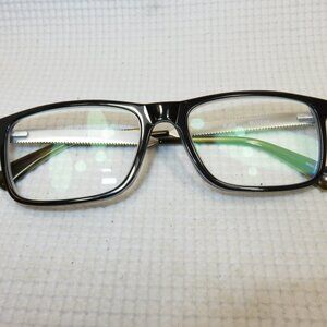 JOHN VARVATOS VJVC003 EYEGLASS FRAMES PREMIUM SEGMENT FULL-RIM MENS BLACK